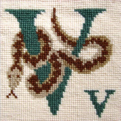 Needlepoint in Block Letters - The Flying Needles