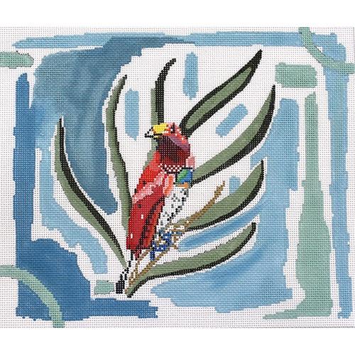 Edward the Empire Bird of Paradise Painted Canvas Thorn Alexander - 1