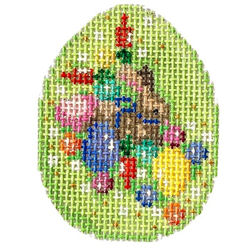 Egg Confetti Bunny Mini Egg Painted Canvas Associated Talents - 1