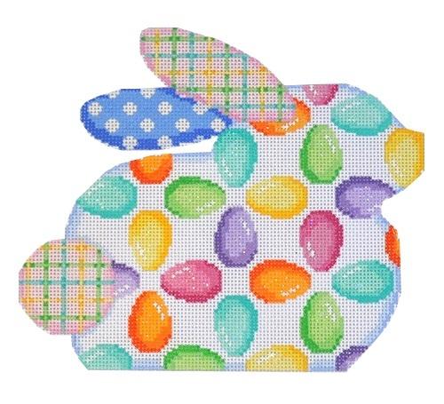 Egg Repeat Bunny Painted Canvas Associated Talents - 1