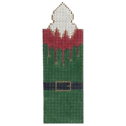 Elf Suit Candle Painted Canvas Alice Peterson Company