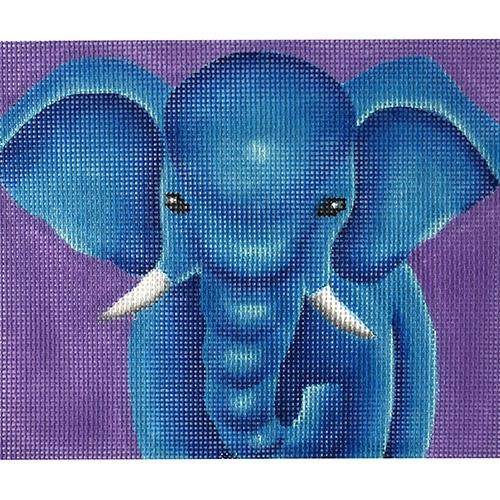 Ellie the Elephant Painted Canvas Madeleine Elizabeth - 1
