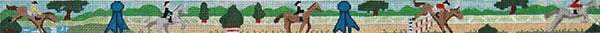 Eventing Belt Painted Canvas The Meredith Collection