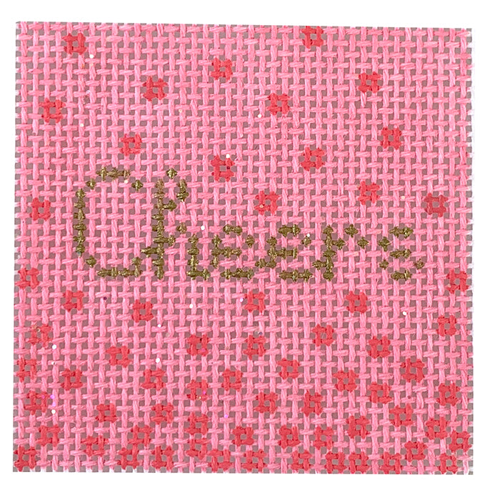 Evergreen Koozie with Insert Cheers Painted Canvas Rachel Donley - 1