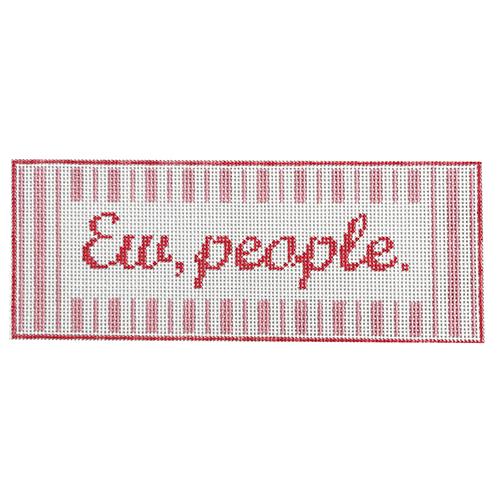 Ew, People Painted Canvas The Plum Stitchery - 1