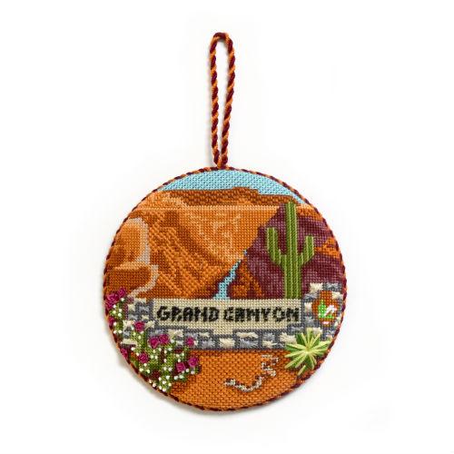 Explore America   Grand Canyon with Stitch Guide Painted Canvas Burnett & Bradley