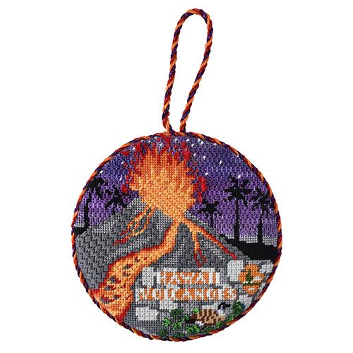 Explore America   Hawaii Volcanoes with Stitch Guide Painted Canvas Burnett & Bradley