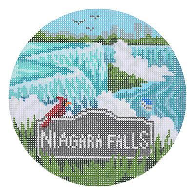Explore America - Niagara Falls Painted Canvas Burnett & Bradley 