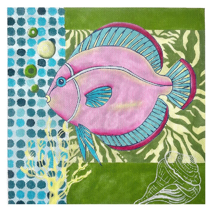 Fantasy Reef 3 TC Painted Canvas All About Stitching/The Collection Design - 1