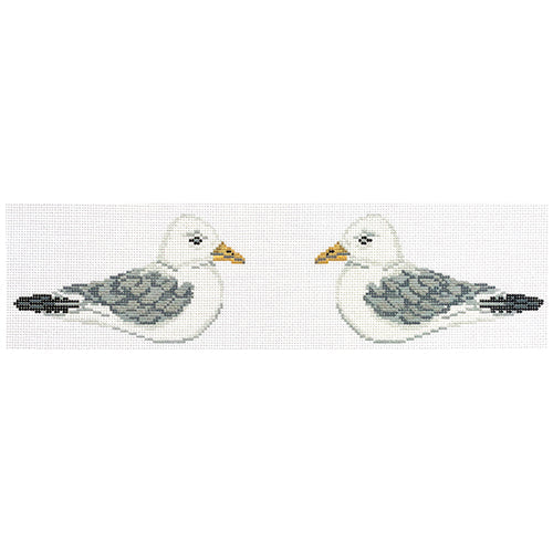 Feathered Friends Seagull Painted Canvas Petite Sweets - 1