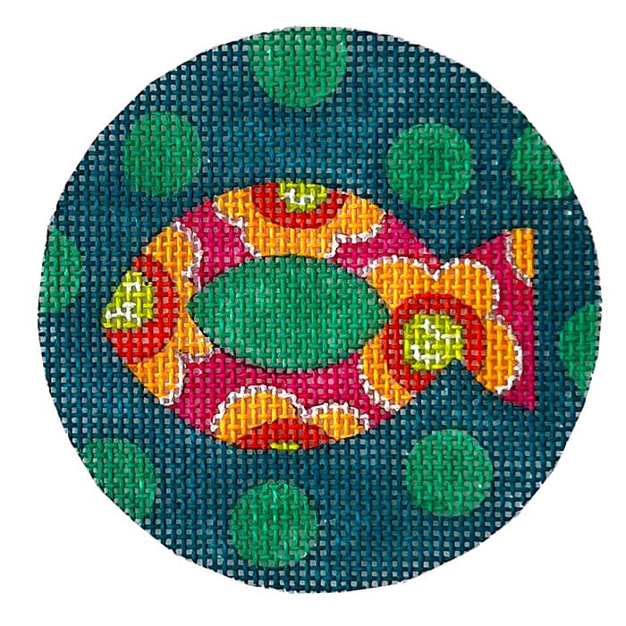 Fish #2 Painted Canvas Colors of Praise - 1