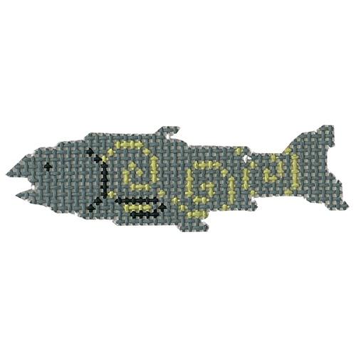 Fish Coils Painted Canvas Pippin