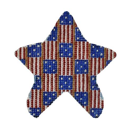 Flags Mini Star Painted Canvas Associated Talents
