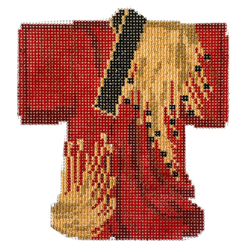 Flame Kimono Painted Canvas Petite Sweets - 1
