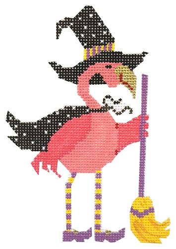 Flamingo Witch! Painted Canvas The Princess & Me