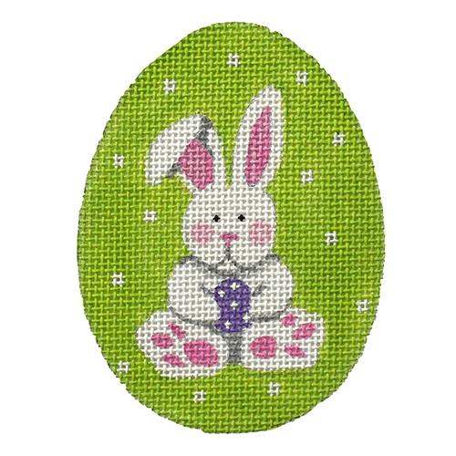 Floppy Bunny Egg Painted Canvas Pepperberry Designs - 1