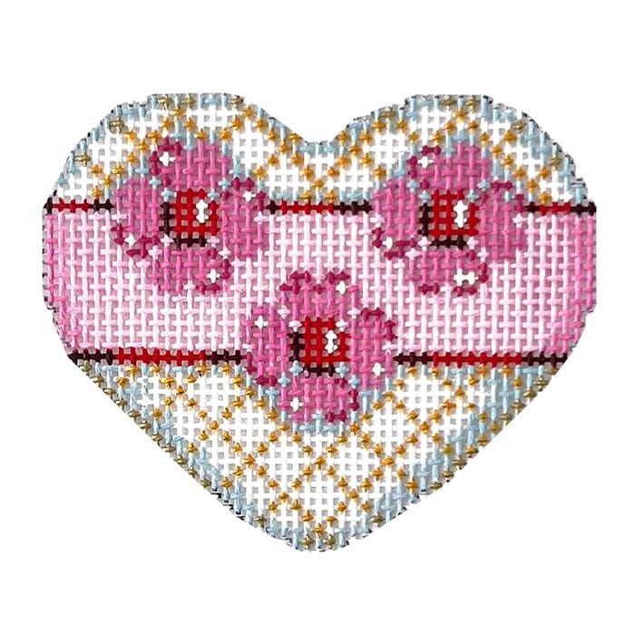 Flowers Criss Cross P/R Mini Heart Painted Canvas Associated Talents - 1