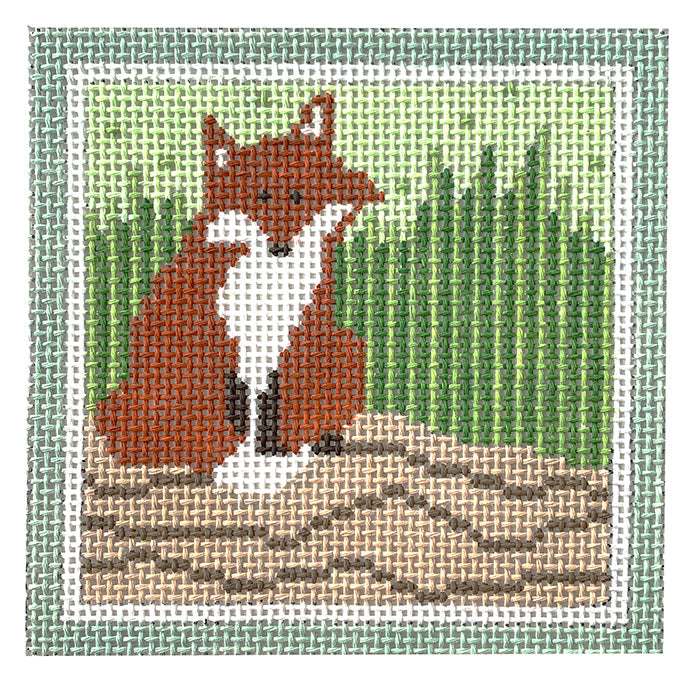 Forest Creatures - Fox Painted Canvas Pippin