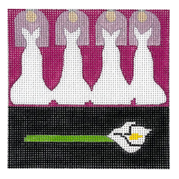Four Weddings and a Funeral Painted Canvas Melissa Prince Designs - 1