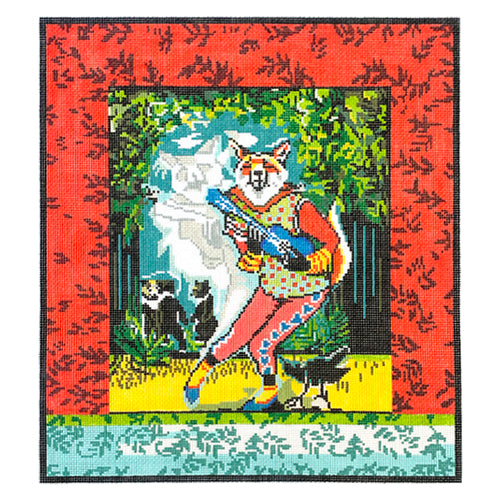 Fox Finds Her Soul Song Painted Canvas Whimsy & Grace - 1