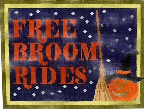 Free Broom Rides Painted Canvas Pippin - 1