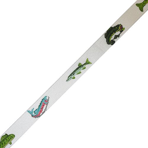 Freshwater Fish Belt Painted Canvas The Meredith Collection - 1