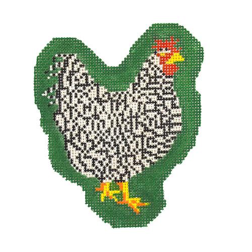 Frieda Barred Rock Chicken Painted Canvas PIP & Roo