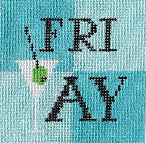 FriYAY Painted Canvas Vallerie Needlepoint Gallery - 1