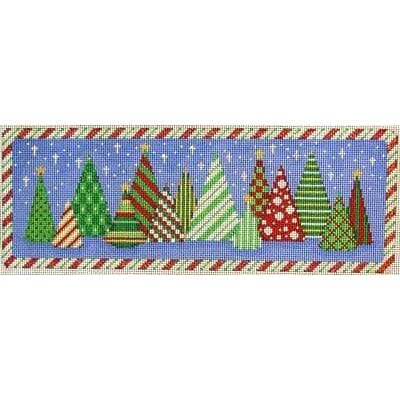 Funky Forest Bolster Painted Canvas Associated Talents - 1
