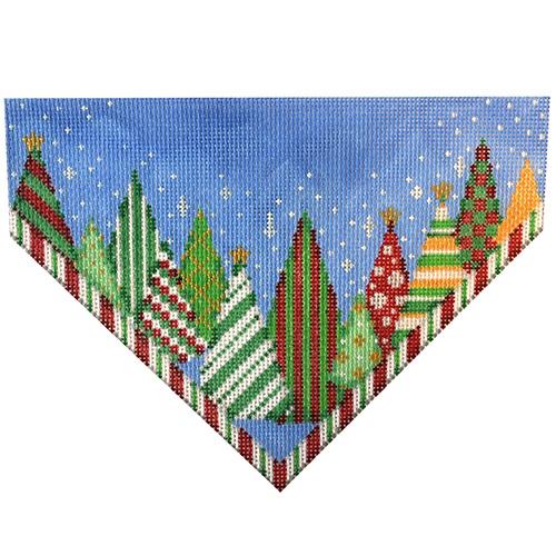 Funky Forest Stocking Top II Painted Canvas Associated Talents