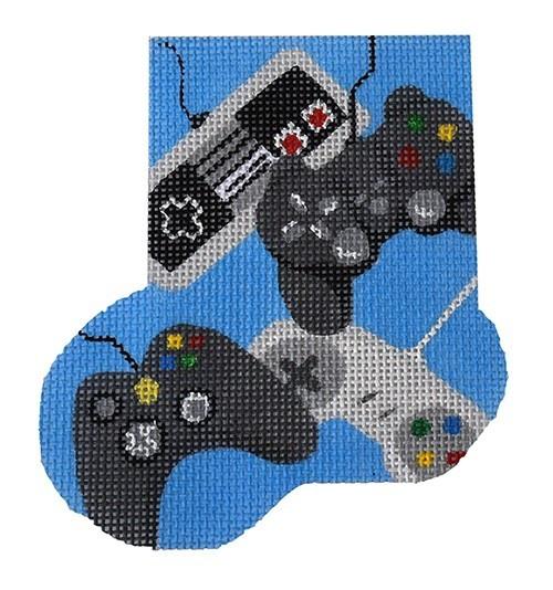Gaming Mini Stocking Painted Canvas a. bradley - 1