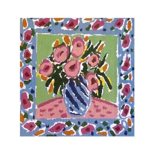 Garden Bouquet C02 Painted Canvas Cooper Oaks Design - 1