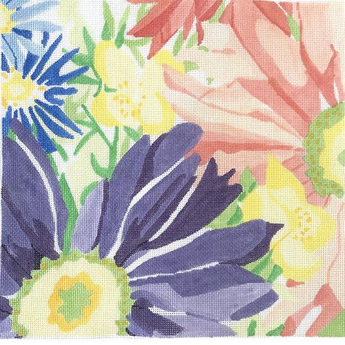 Garden Dazzle Painted Canvas Jean Smith