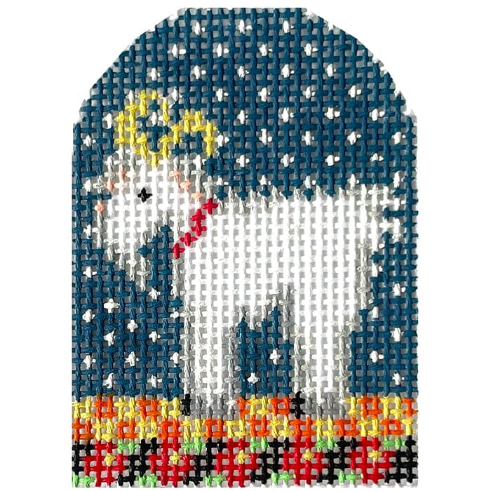 Gaspar the Goat Painted Canvas NeedleDeeva - 1