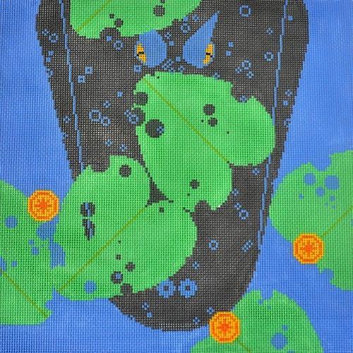 Gatorscape Painted Canvas Charley Harper - 1