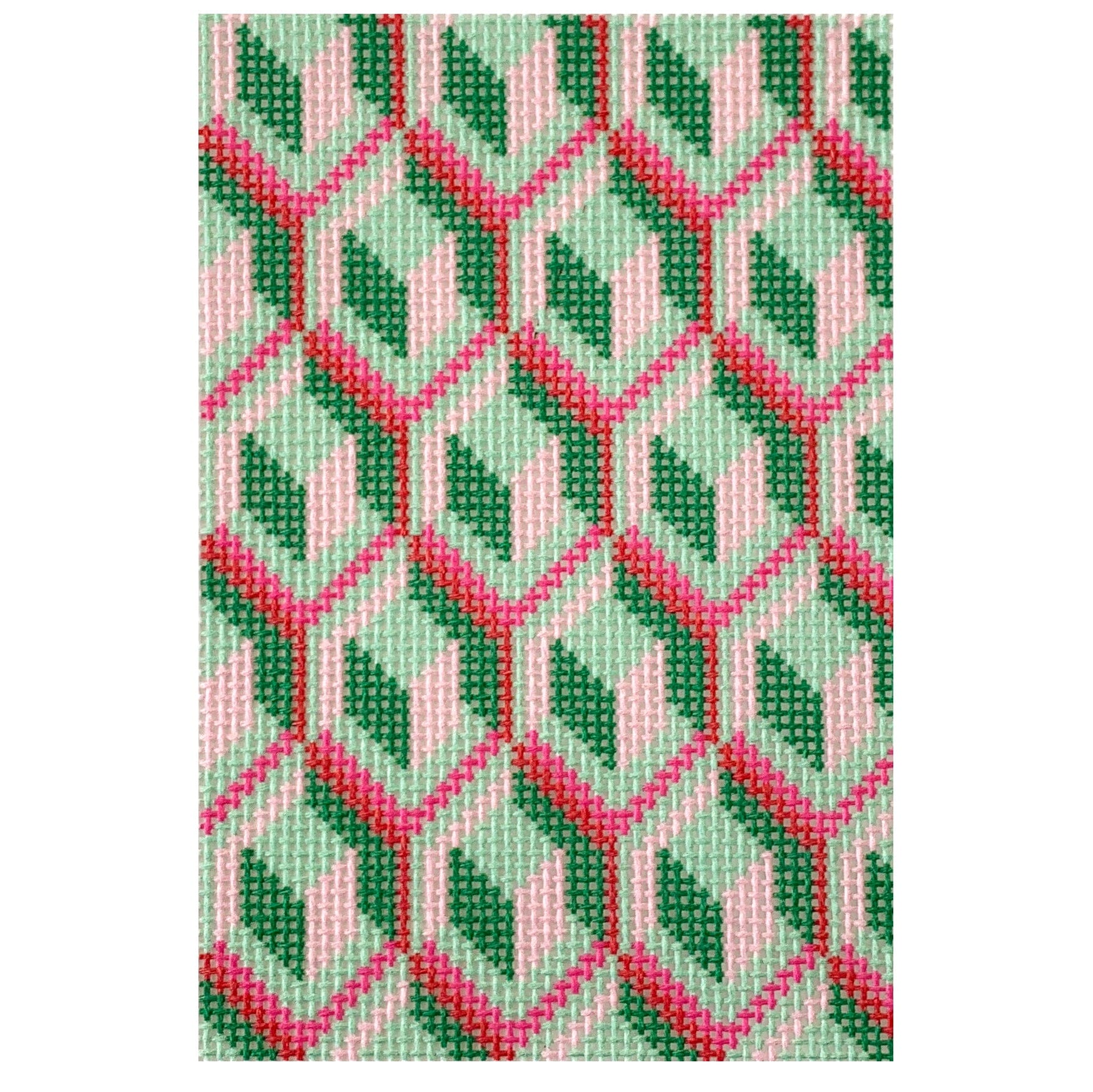 Geode Passport Insert (Pink + Green + Mint) Painted Canvas Rachel Barri Designs - 1