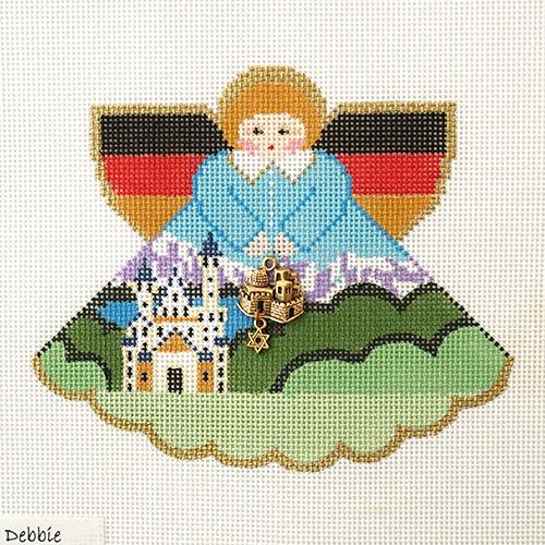 Germany Angel Painted Canvas Painted Pony Designs