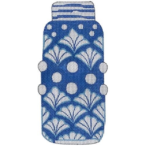 Ginger Jar Shells Painted Canvas All About Stitching/The Collection Design - 1