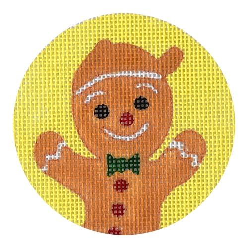 Gingerbread Boy Ornament Painted Canvas Love You More - 1