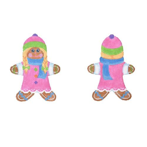 Gingerbread Girl Painted Canvas Pepperberry Designs - 1