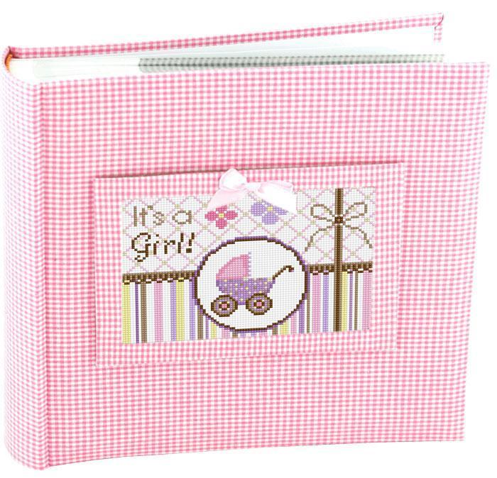Gingham Photo Album - Pink Leather Goods Lee's Leather Goods