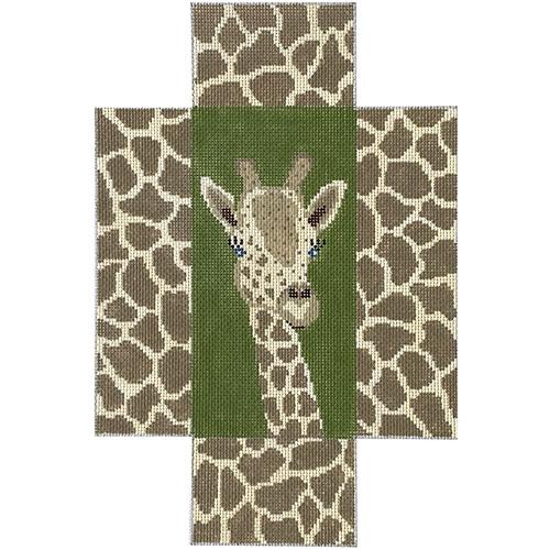 Giraffe Brick Cover Painted Canvas J. Child Designs - 1