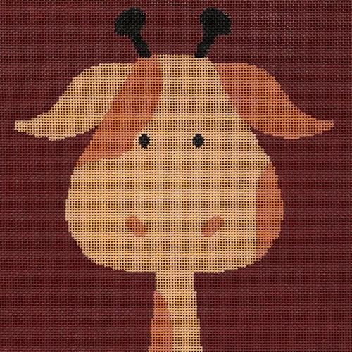Giraffe Painted Canvas A Stitch in Time - 1