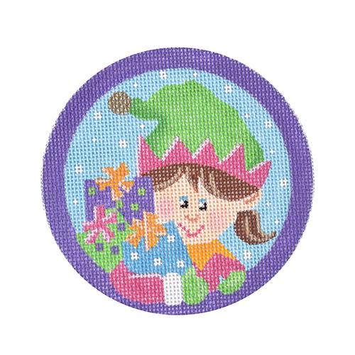 Girl Elf Painted Canvas Pepperberry Designs - 1