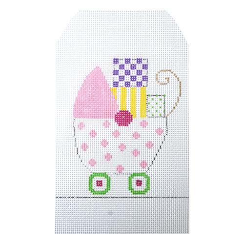 Girl's Pram Painted Canvas The Princess & Me - 1