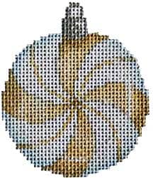 Gold Peppermint Mini Ball Painted Canvas Associated Talents - 1