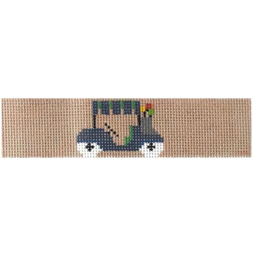 Golf Cart Key Fob Painted Canvas The Meredith Collection - 1