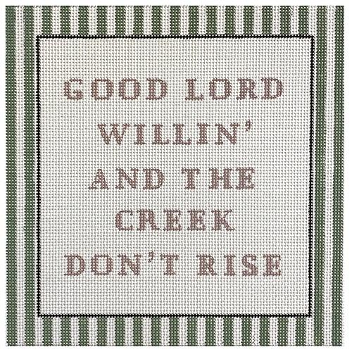 Good Lord Willin' Painted Canvas Eva Howard - 1