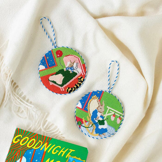 Goodnight Moon - Bunny in Bed Ornament Kit Kits Silver Needle 