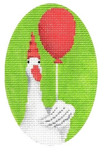 Goose with Balloon Painted Canvas Scott Church Creative